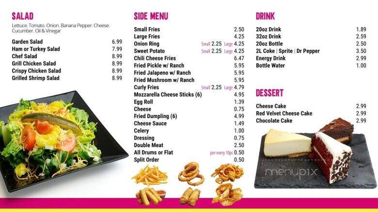 Wingdash - Lewisville, TX menu_pic