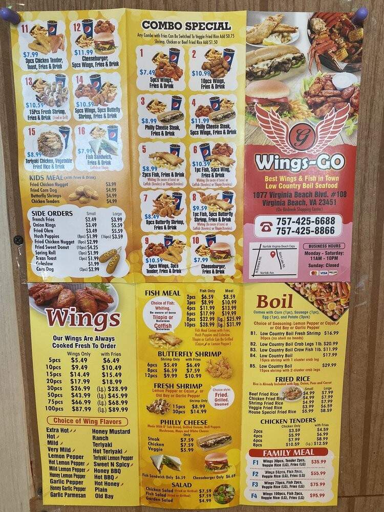 Wings Go - Virginia Beach, VA menu_pic