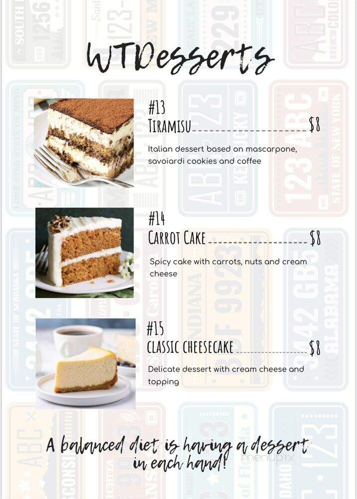 WT Food - Long Beach, CA menu_pic