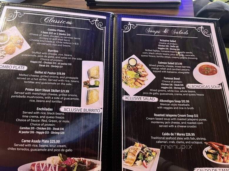 Xclusive Mexican Seafood - Mission Viejo, CA menu_pic