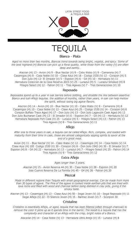 Xolo - Flint, MI menu_pic