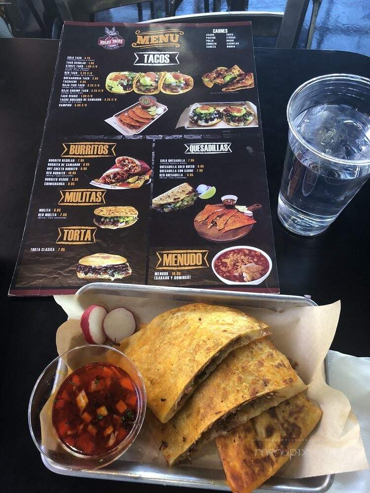 Xolos Tacos - Fontana, CA menu_pic