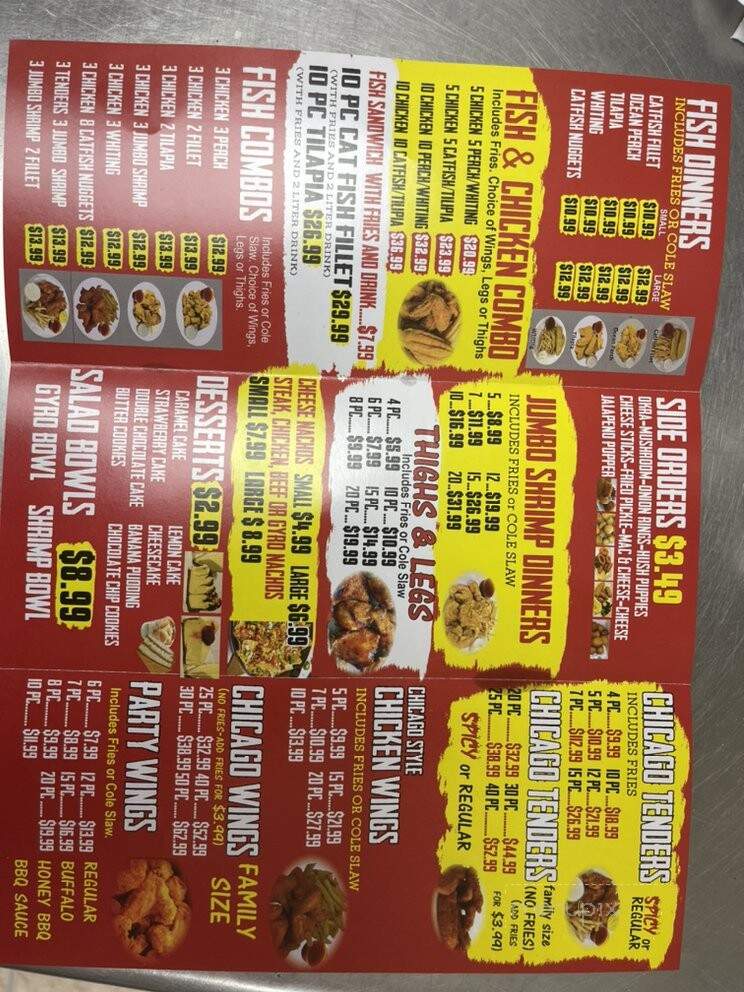 Yafa Fish Chicken Gyro Market - Anderson, IN menu_pic