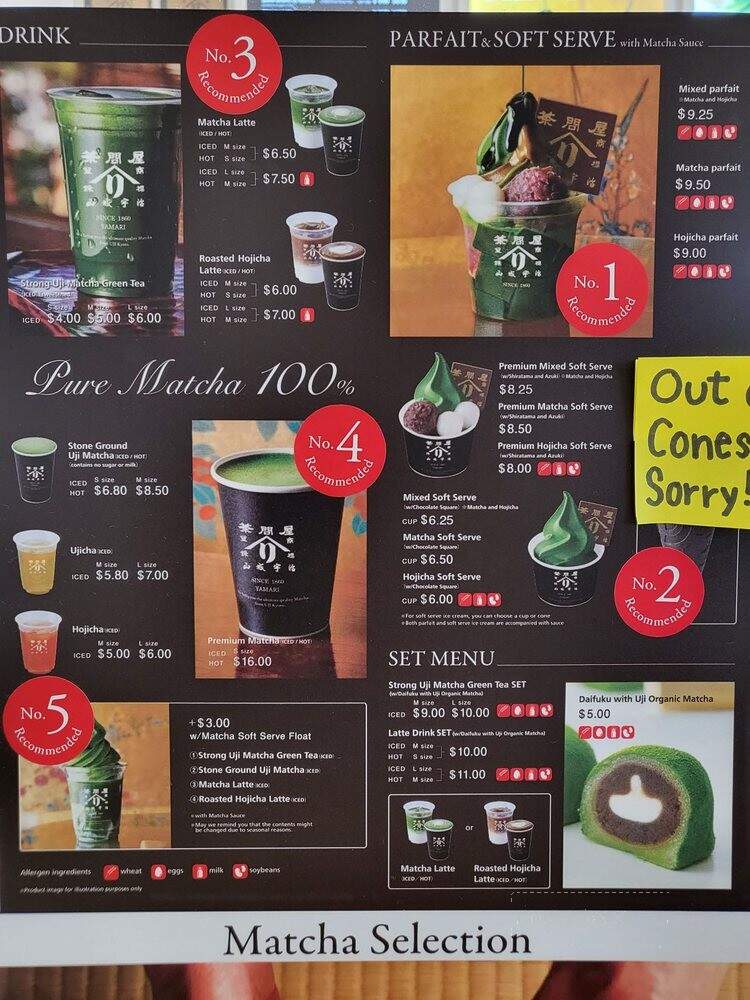Yamari - Torrance, CA menu_pic
