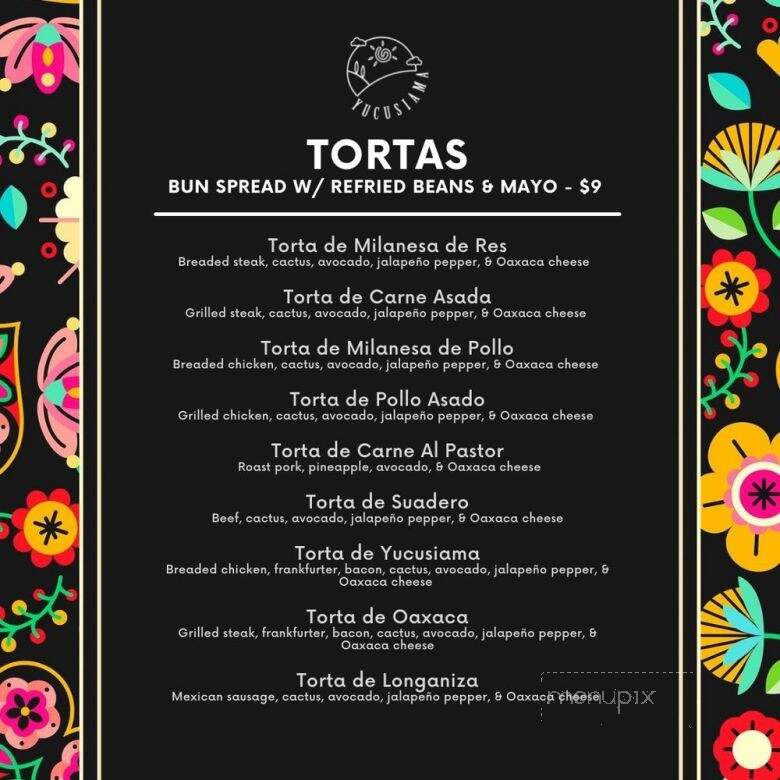 Yucusiama Mexican Restaurant - Brooklyn, NY menu_pic