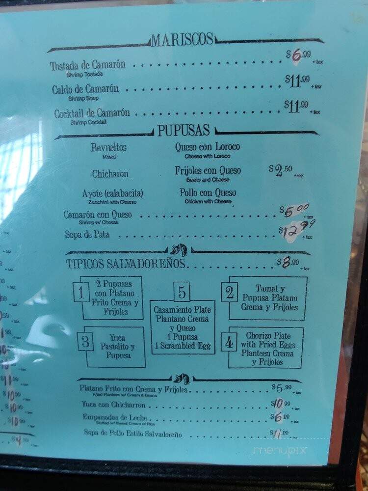 Zamora Taqueria - Fresno, CA menu_pic