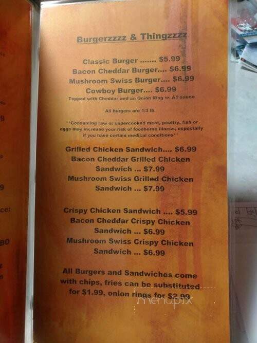 Zim's - Sault Ste Marie, MI menu_pic