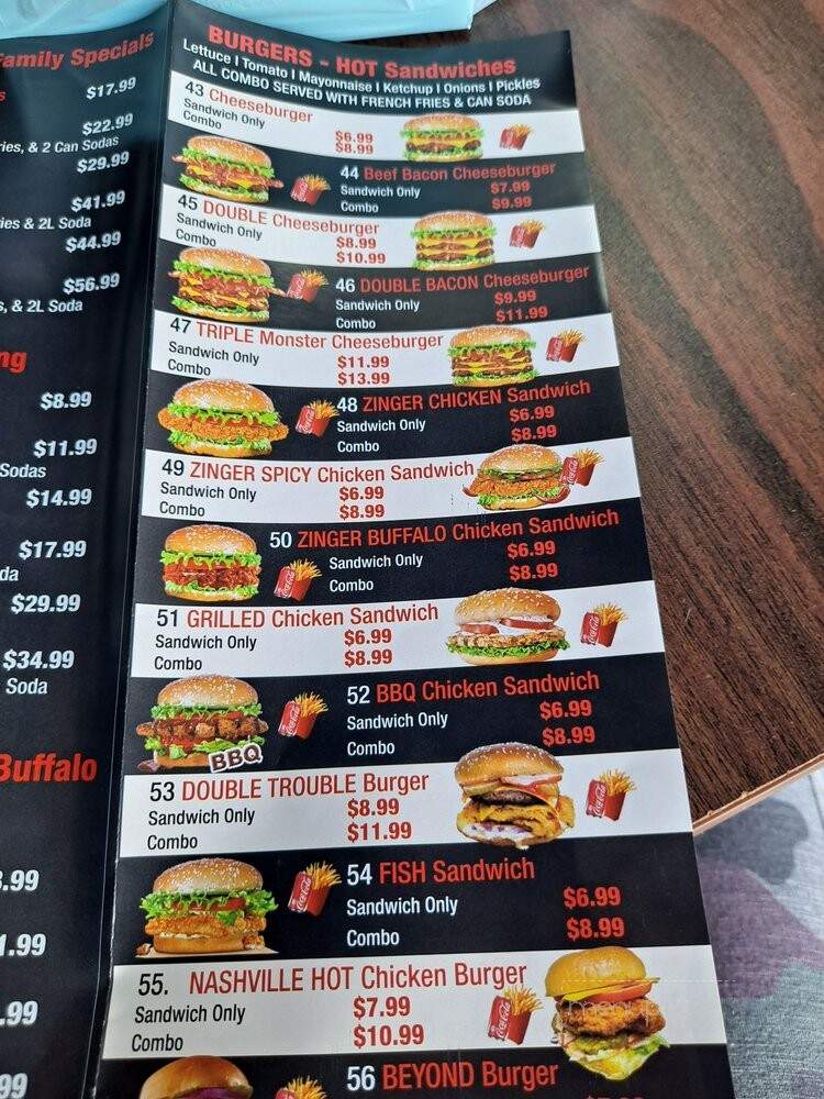 Zinger Halal Express - Brooklyn, NY menu_pic