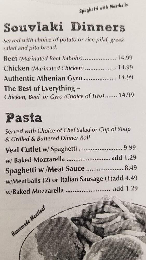 Z J's Family Restaurant - Hamburg, NY menu_pic