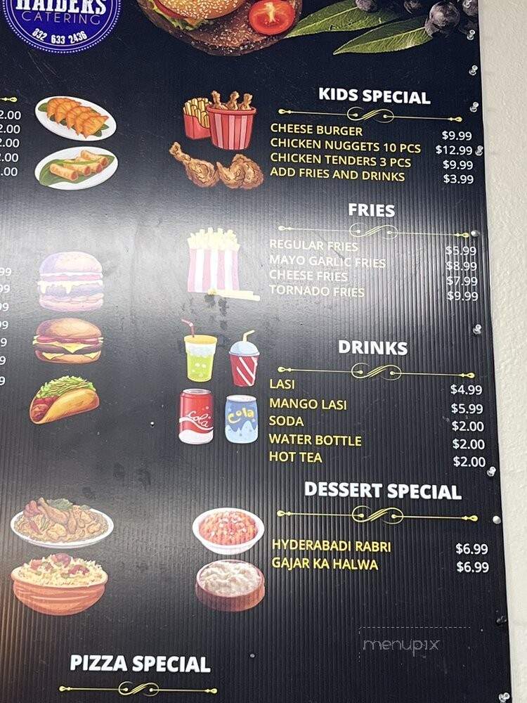ZN Pizza - Houston, TX menu_pic