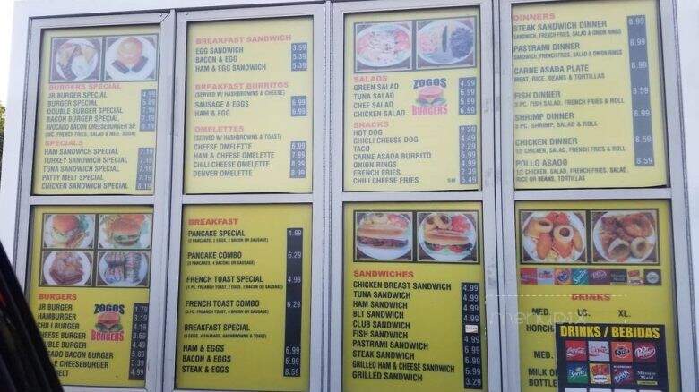 Zogo - South Gate, CA menu_pic