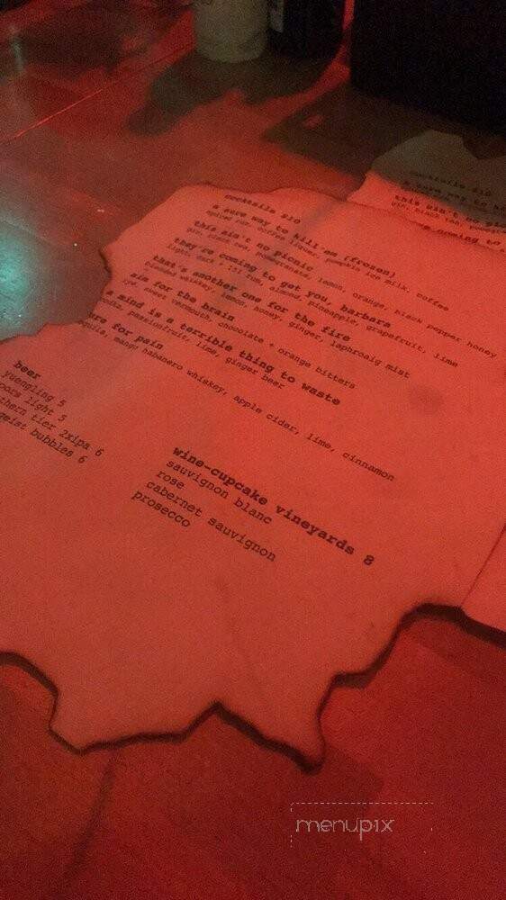 Zombie Den: Bar Of The Dead - Pittsburgh, PA menu_pic