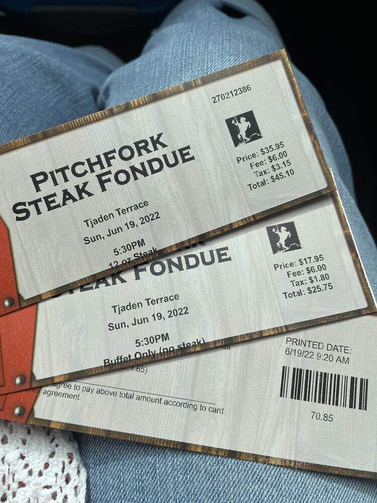 Pitchfork Fondue - Medora, ND menu_pic
