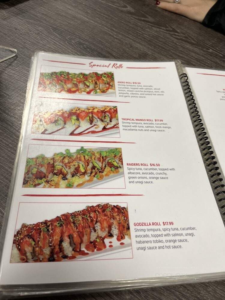 Ichiban Sushi - Salinas, CA menu_pic