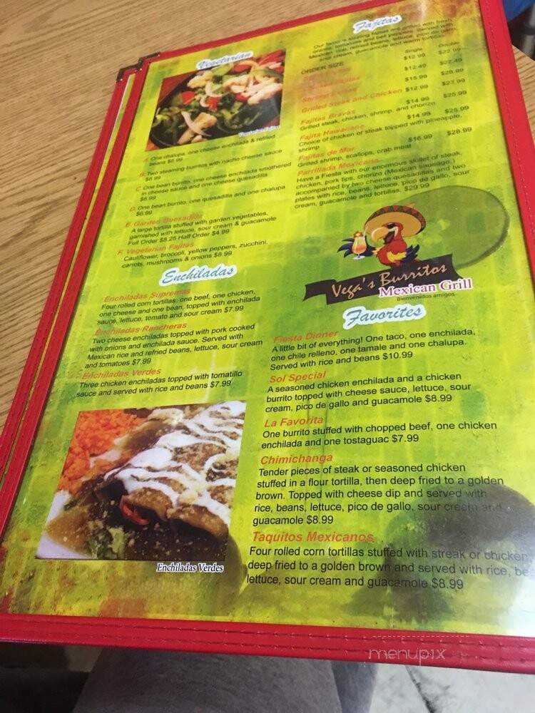 Vega's Burritos - Mexico, MO menu_pic