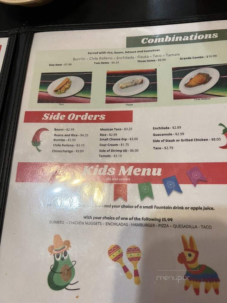 Coyote Rojo II - Groveland, FL menu_pic