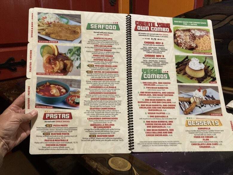 Riviera Maya Bar Grill - Paris, KY menu_pic