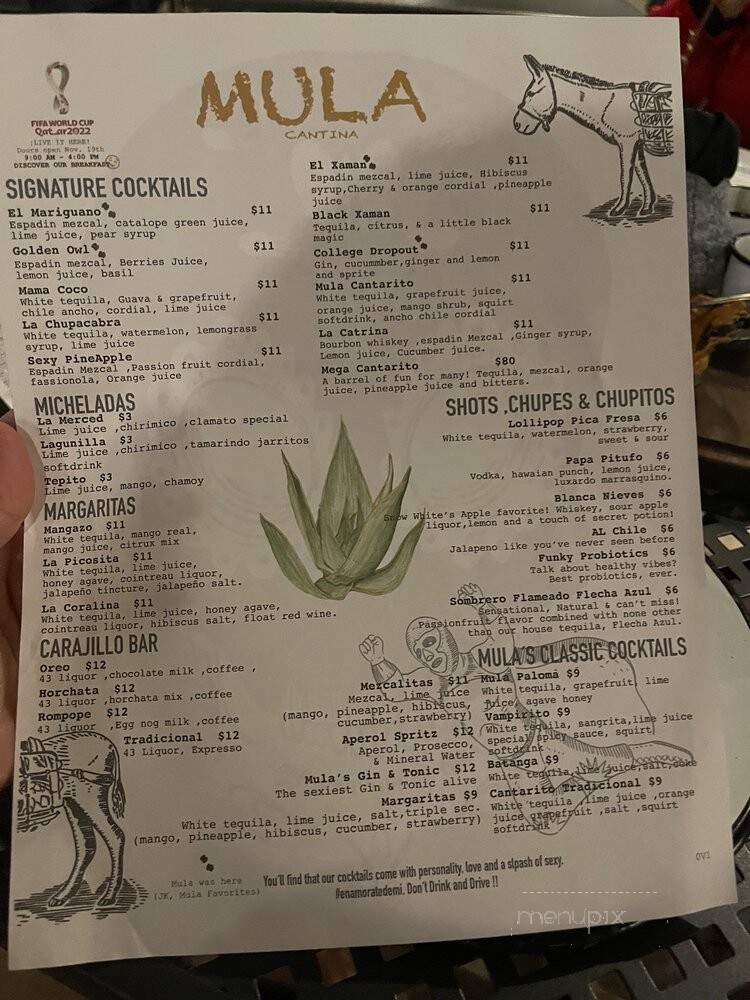 Cantina Lomax Bar Drinks - Mcallen, TX menu_pic