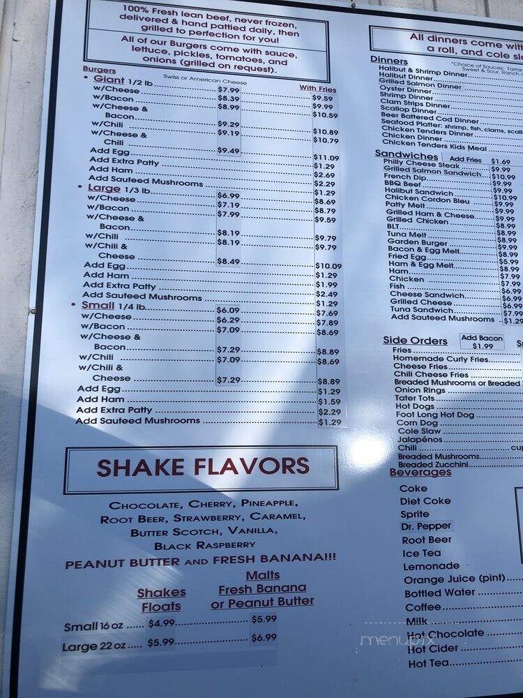 Burger Basket - Salem, OR menu_pic