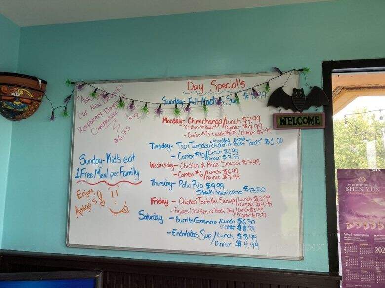 My Guadalajara - Frankfort, KY menu_pic