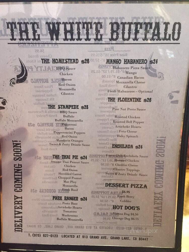 Grumpy's - Grand Lake, CO menu_pic