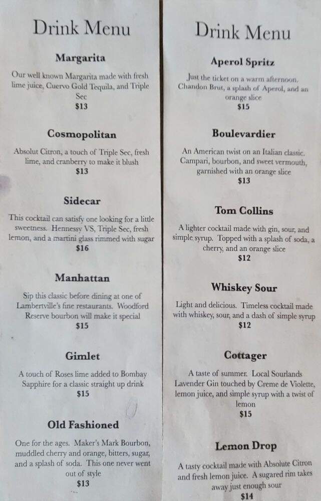 The Boat House - Lambertville, NJ