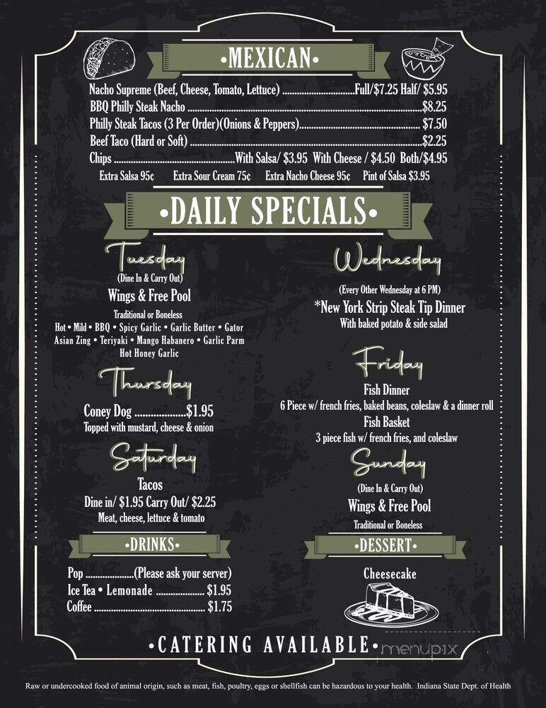 J O's Canteena - Garrett, IN menu_pic