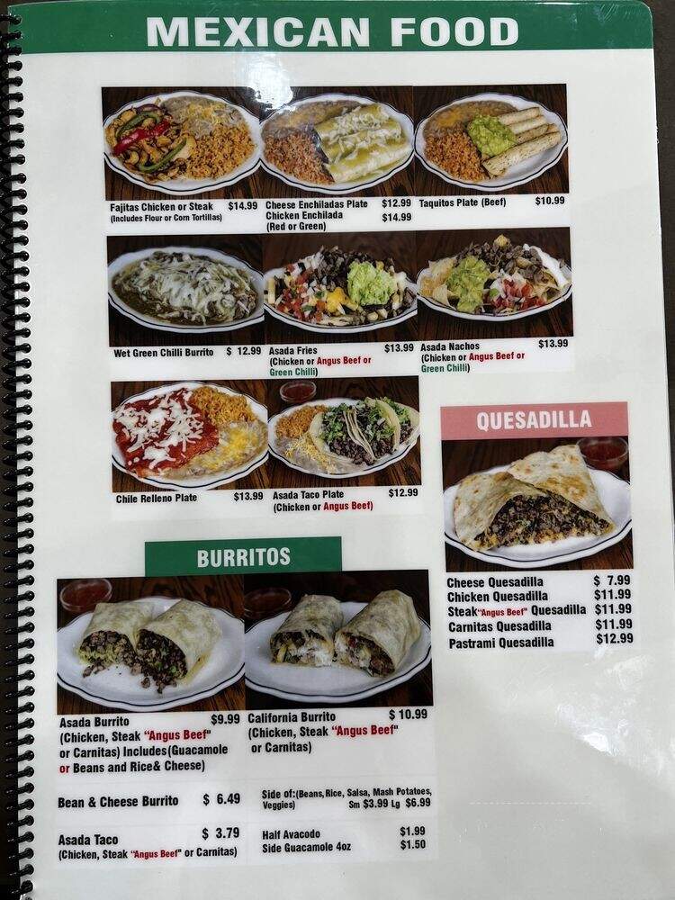 Roundabout Grill - Victorville, CA menu_pic
