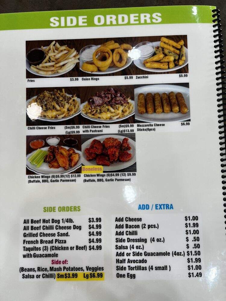 Roundabout Grill - Victorville, CA menu_pic