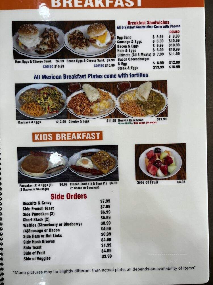 Roundabout Grill - Victorville, CA menu_pic