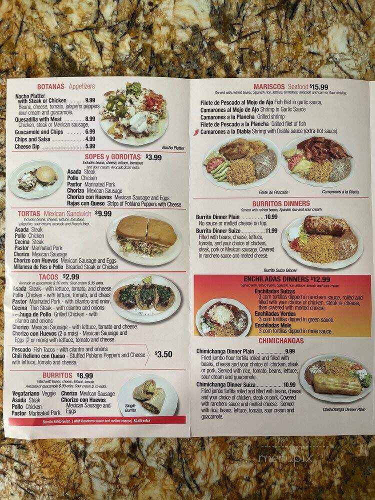 Fire Burrito - Roselle, IL menu_pic