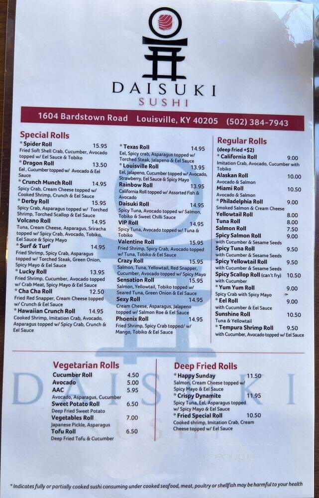 Daisuki Sushi - Louisville, KY