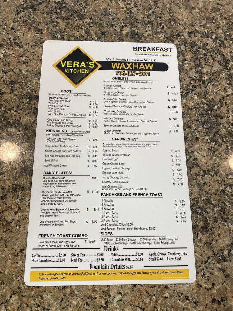 Vera's Kitchen - Waxhaw, NC