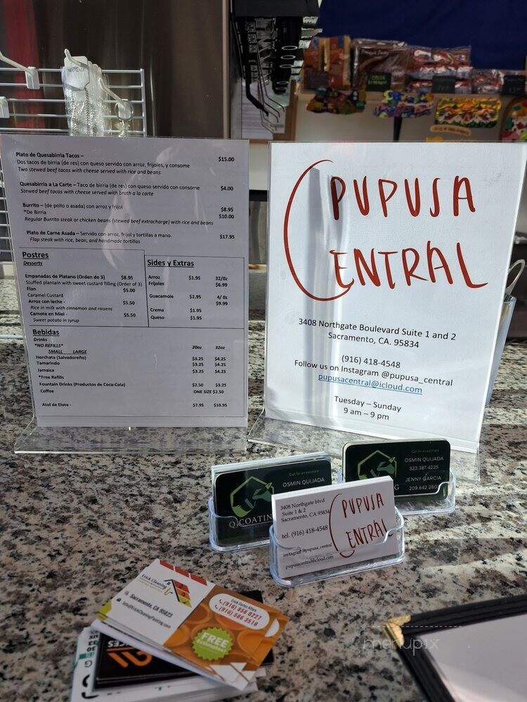 Pupusa Central - Sacramento, CA