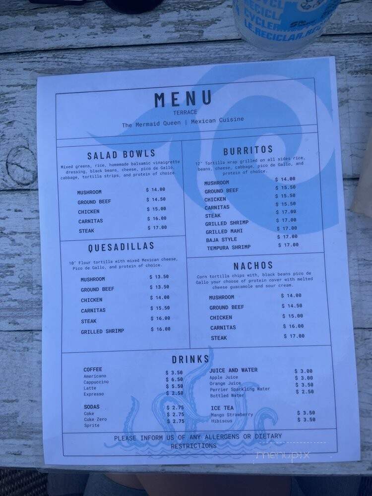 The Mermaid Queen - Hollywood, FL menu_pic