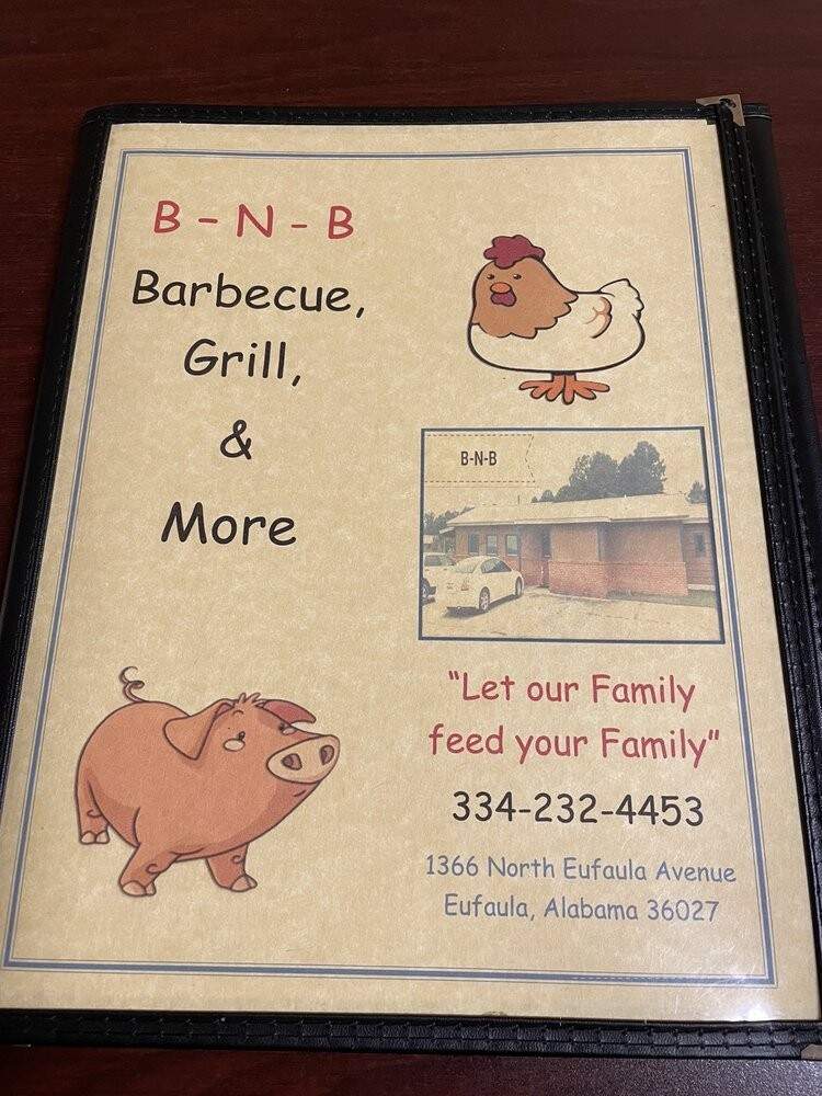 BNB BBQ Grill & More - Eufaula, AL