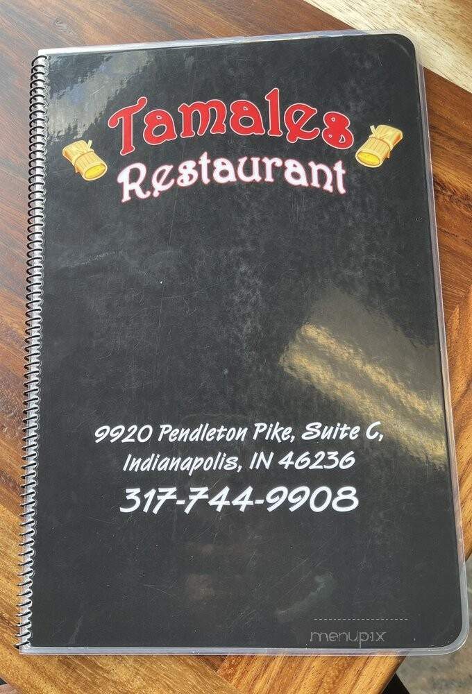 Tamales Mexican Restaurant - Indianapolis, IN menu_pic