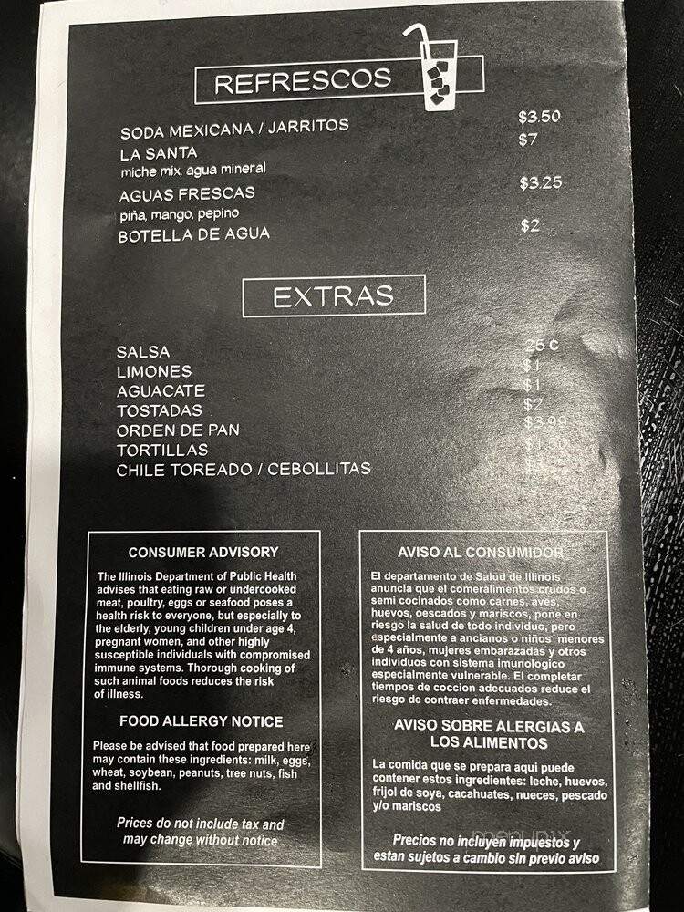 Mar & Suchi - Chicago, IL menu_pic