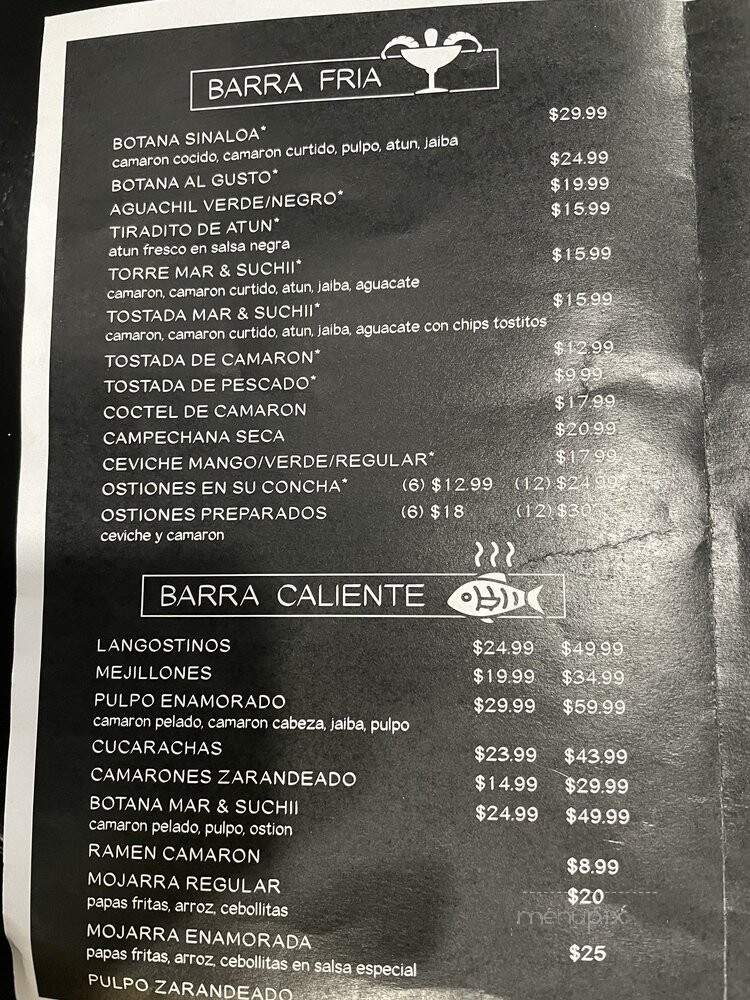 Mar & Suchi - Chicago, IL menu_pic