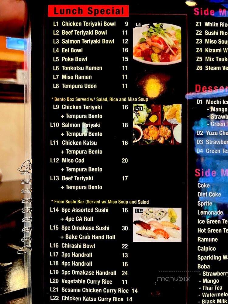 Makiyaki Sushi & Izakaya - Hacienda Heights, CA menu_pic