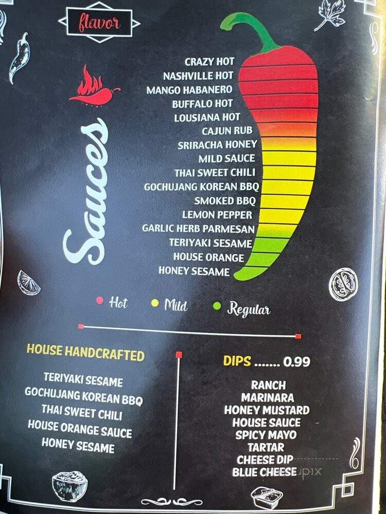 Wing Bros - Brentwood, CA menu_pic