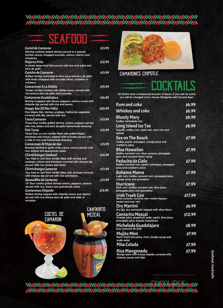 Mezcal Mexican Restaurant - Mechanicsville, VA menu_pic