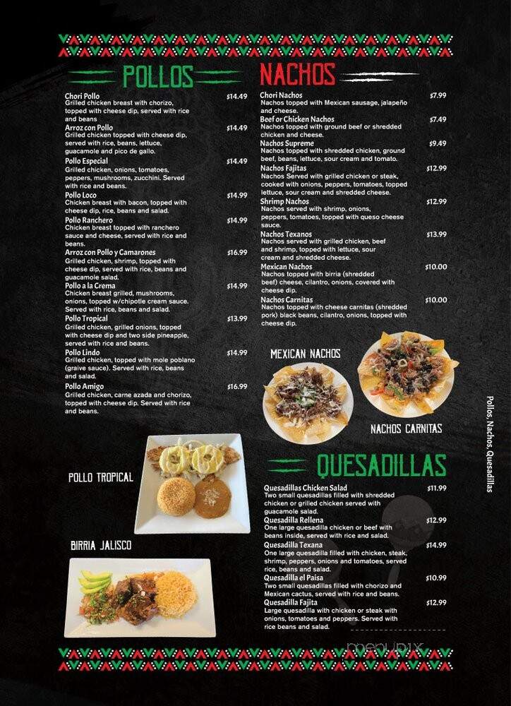 Mezcal Mexican Restaurant - Mechanicsville, VA menu_pic