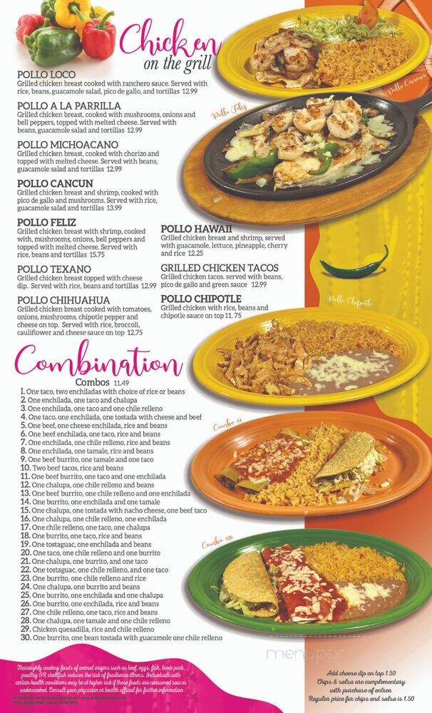 Las Carretas - Higginsville, MO menu_pic