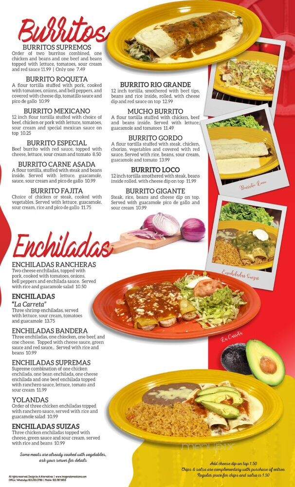 Las Carretas - Higginsville, MO menu_pic