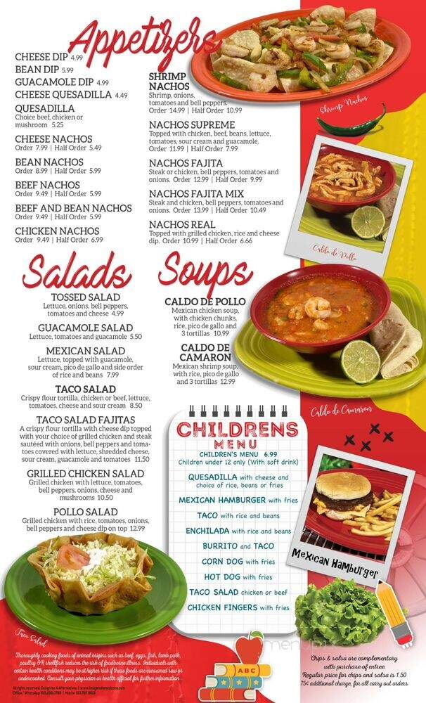 Las Carretas - Higginsville, MO menu_pic