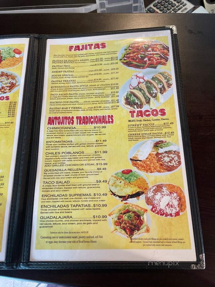 Los Amigos - Cowan, TN menu_pic