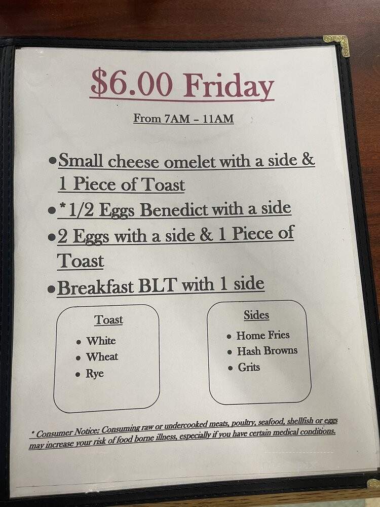 Mama B's Diner - Ocala, FL menu_pic