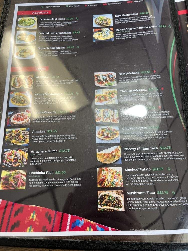 Taco Macho - Westland, MI menu_pic
