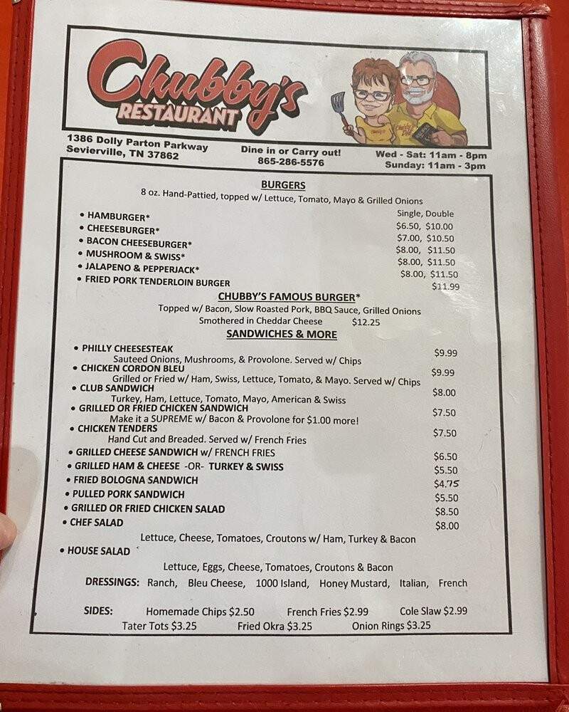 Chubby's Restaurant - Sevierville, TN